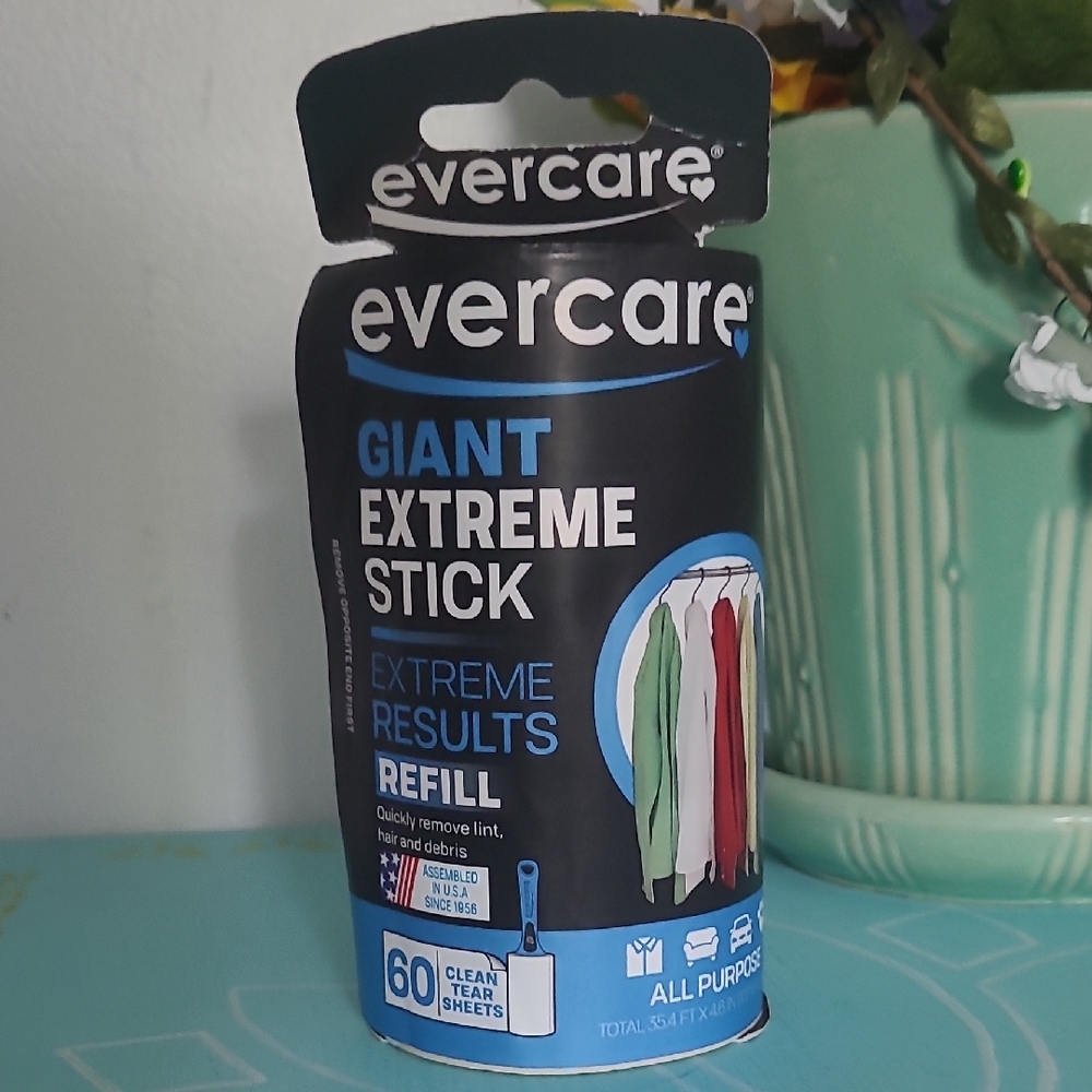 Giant Extreme Stick Lint Roller Refill - Black